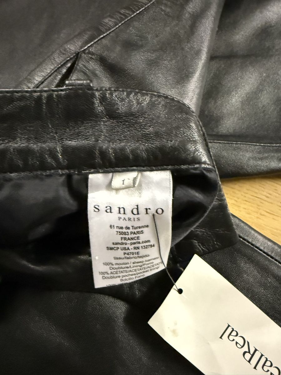 Sandro Hosen: Sandro leather pants  – Neu (gemäss Beschreibung) aus Zürich von EShopping81 3