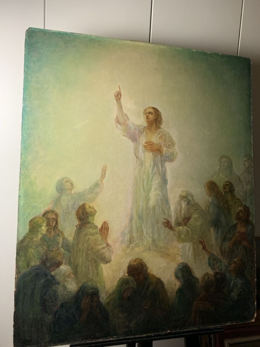 Tableaux: E.W.  1955 grosses Gemälde – D'occasion à Wolfhalden par SecondAntique 2