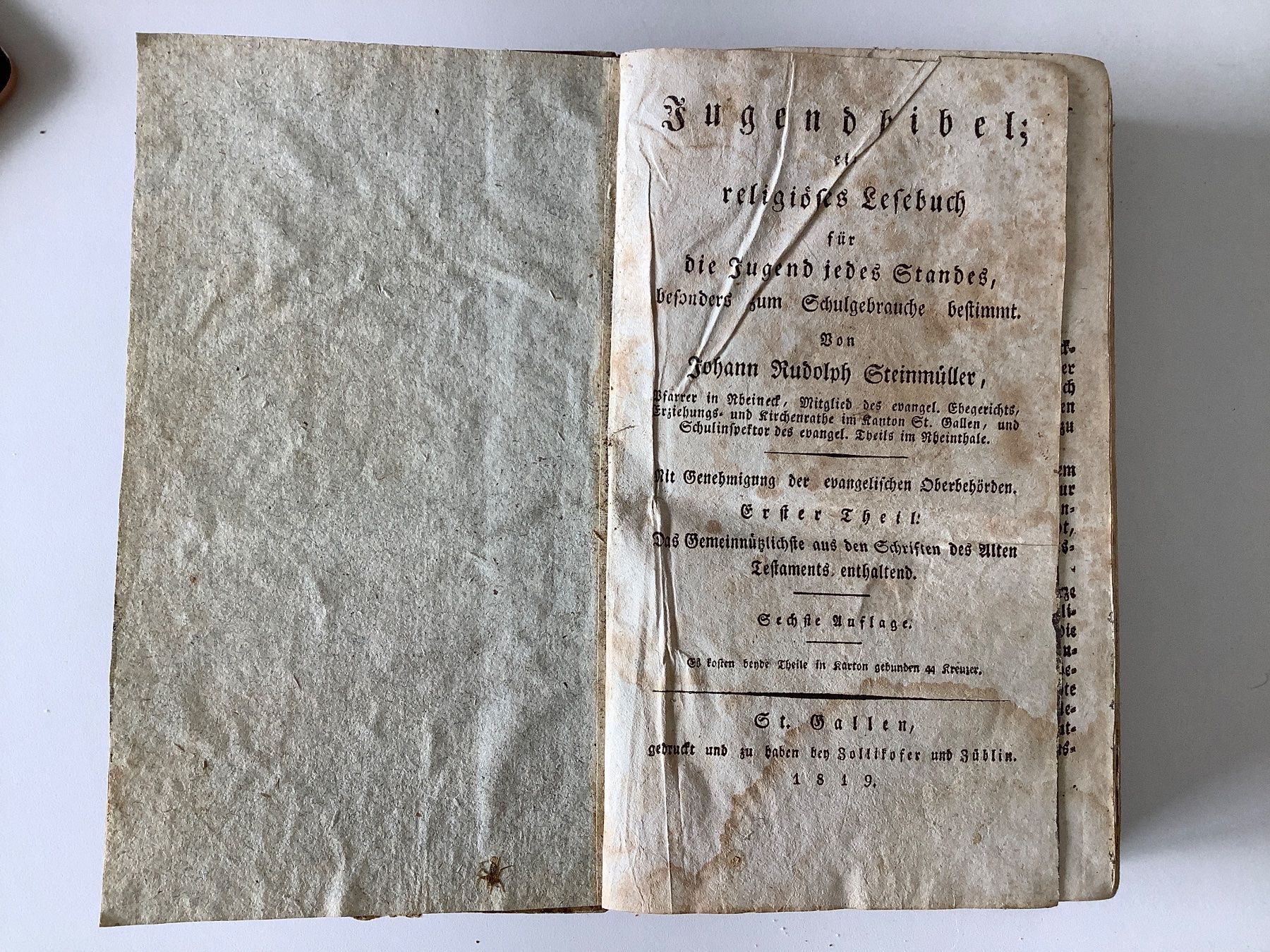 Libri: Antike Jugendbibel von1819 – Usato da Triesen venduto da boston7 1