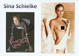 Sina Schielke / Originalautogramm