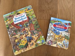 2 Wimmelbuecher Bauernhof und Baustelle gebraucht
