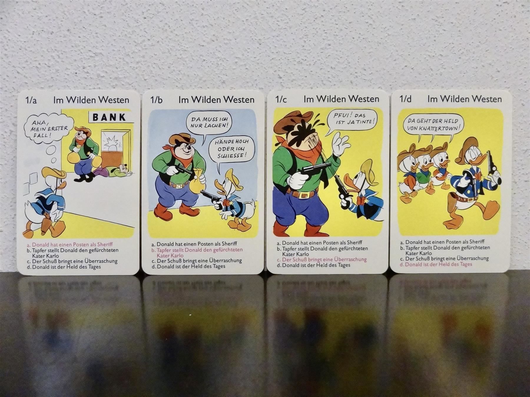 Giochi: schönes altes Quartett DONALD DUCK – Usato da Kerzers venduto da wisaundso 2