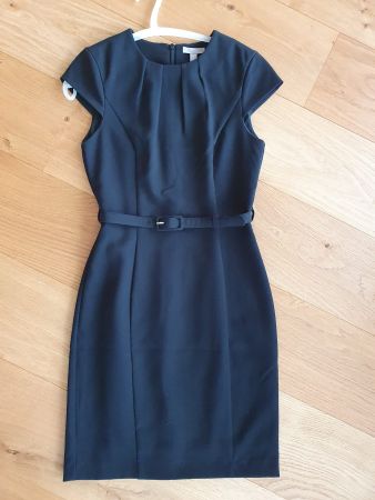 NEU! schwarzes Etuikleid mit Hüftgurt, H&M, Gr. 36
