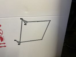 Micasa Rollgarderobe Millie weiss 120x58x165cm neu