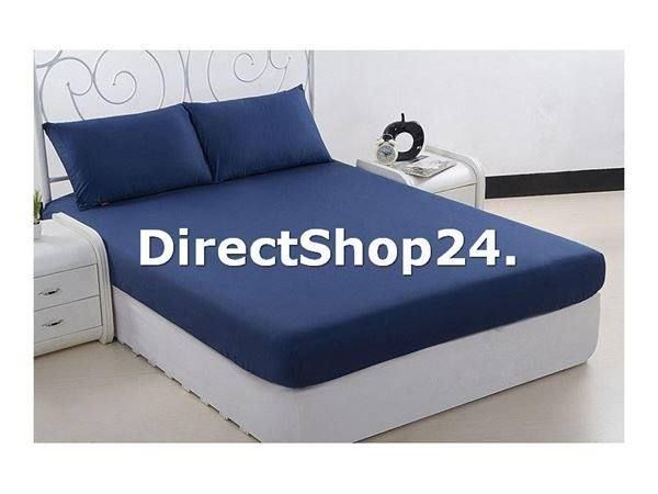 Linge de lit: JERSEY-FIX Marineblau 180/200x200 cm – Neuf avec emballage d'origine à Oensingen par directshop24 3