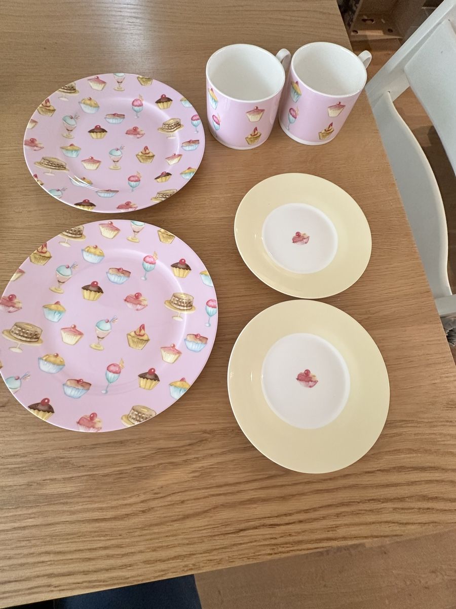 Geschirrsets: 4-teiliges Kaffee-/Kuchengeschirr – Neu (gemäss Beschreibung) aus Muttenz von sim_k77n 4