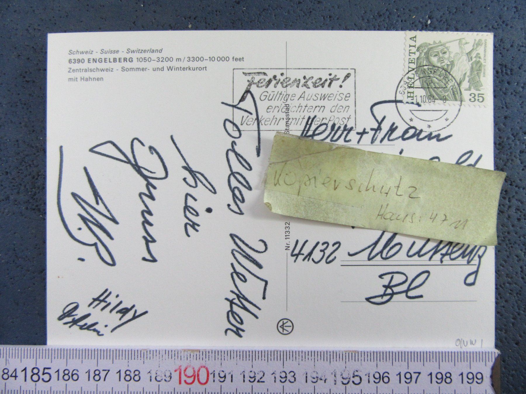 Cartoline postali: ENGELBERG ONW AK LUFTBILD VOGELSCHAU – Usato da Ettingen venduto da Hausi4711 1