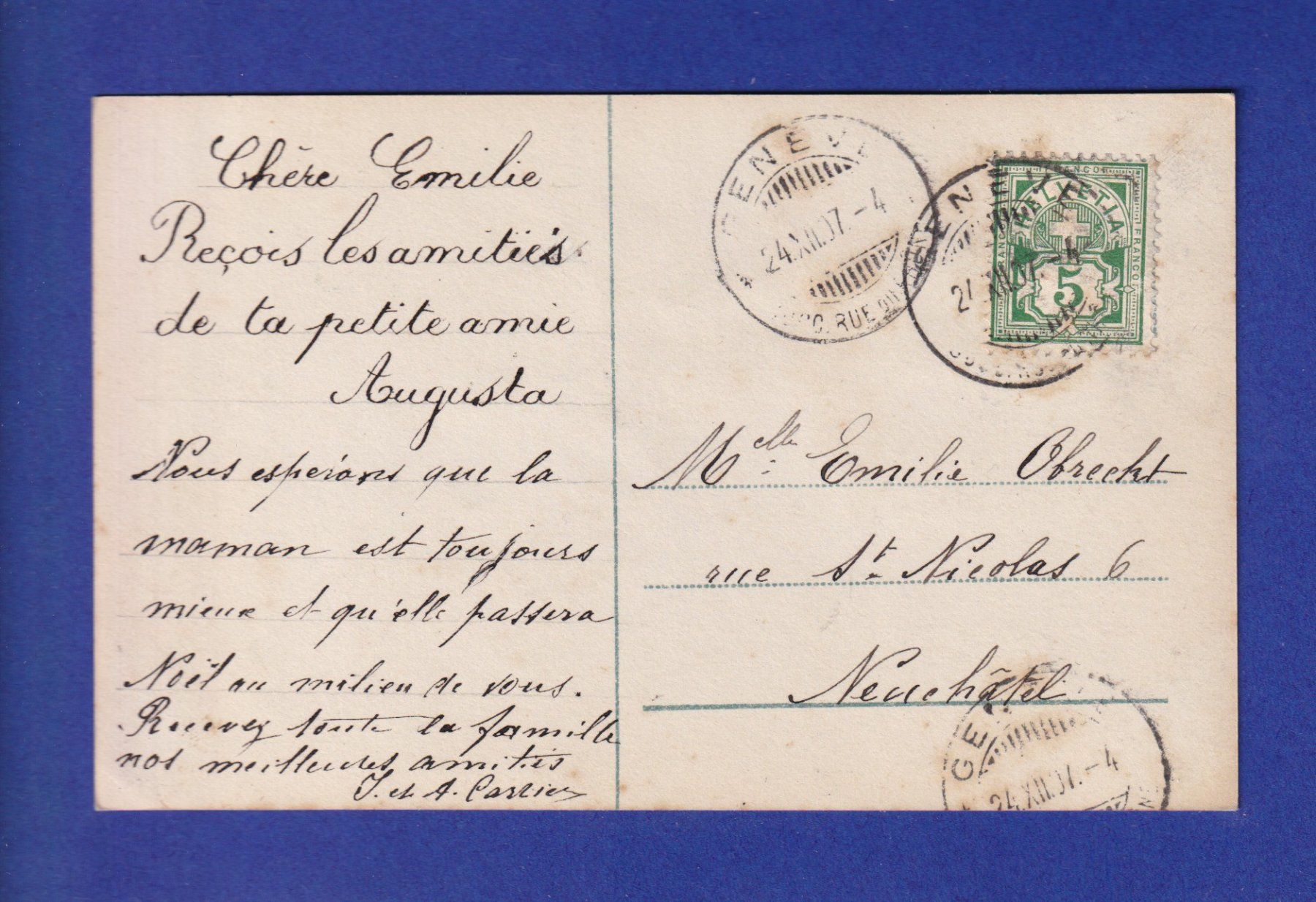 Cartoline postali: ENFANT - A la neige – Usato da Pully venduto da nicecards-shop 1