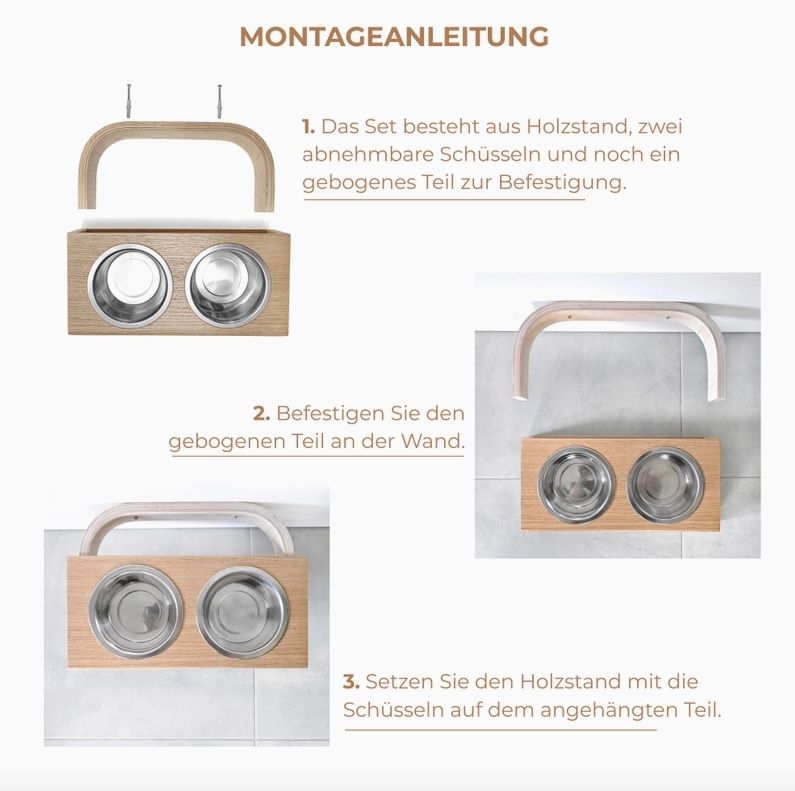 Futternapf fr Hunde Wandmontage (Neu und originalverpackt) in Sirnach fr  CHF 98  mit Lieferung auf Ricardo kaufen