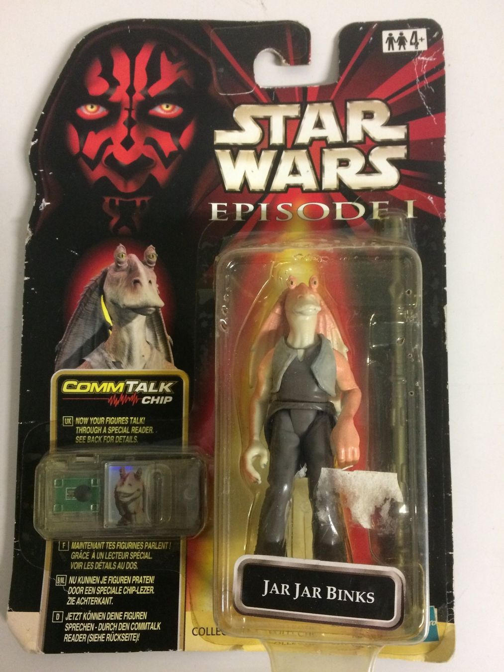Star Wars Statuette: JAR JAR BINKS 9 cm STAR WARS ACTION FIGURE KENNER ep. 1 – Nuovo e nell'imballaggio originale da Vezia venduto da Aquarius_Age