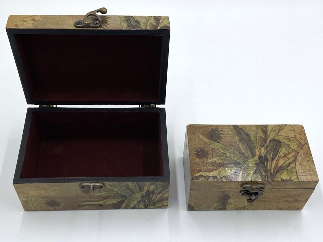 Cassapanche: Schatullen-Set | 2-teilig | Safari-Style – Usato da Wittenbach venduto da Restwert_St-Gallen 2