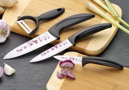 Messer LILAC - Keramikmesser Set 4-tlg