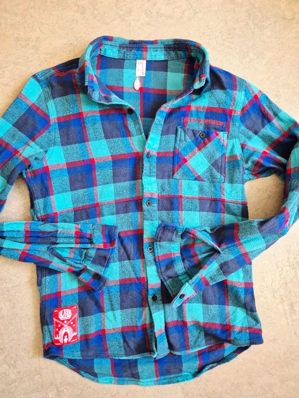 Camicette: ALIEN WORKSHOP HEMD BLUSE M 38 KARO HOLZFÄLLERHEMD  TOP – Usato da Elsau venduto da the-colorful-side 5