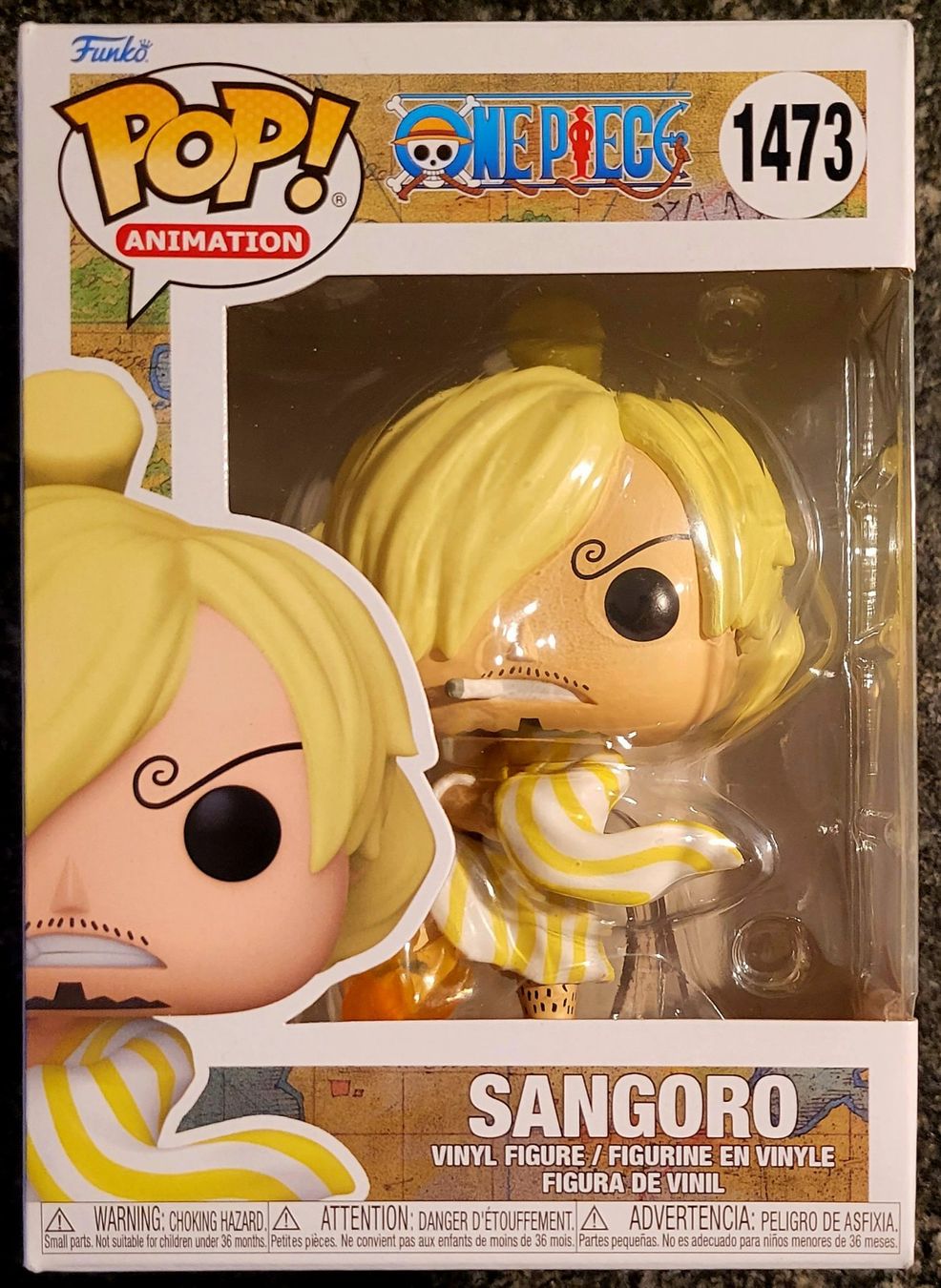 Funko Statuette: Funko Pop One Piece   Sangoro – Nuovo e nell'imballaggio originale da Montet (Glâne) venduto da KOADA