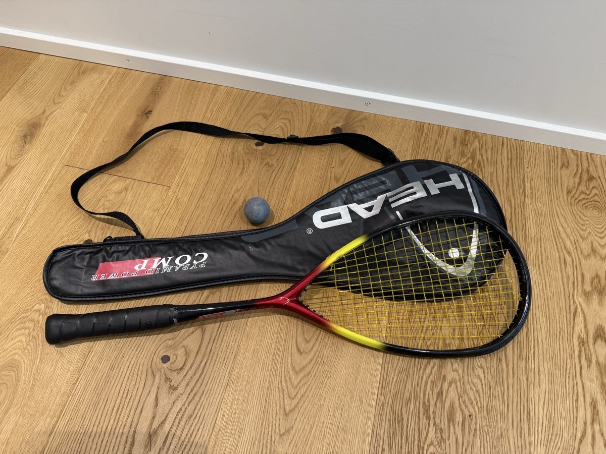 Racchette: Head Squash Schläger Pyramid Power 180 mit Tasche – Usato da Baar venduto da Mathiasbrenner