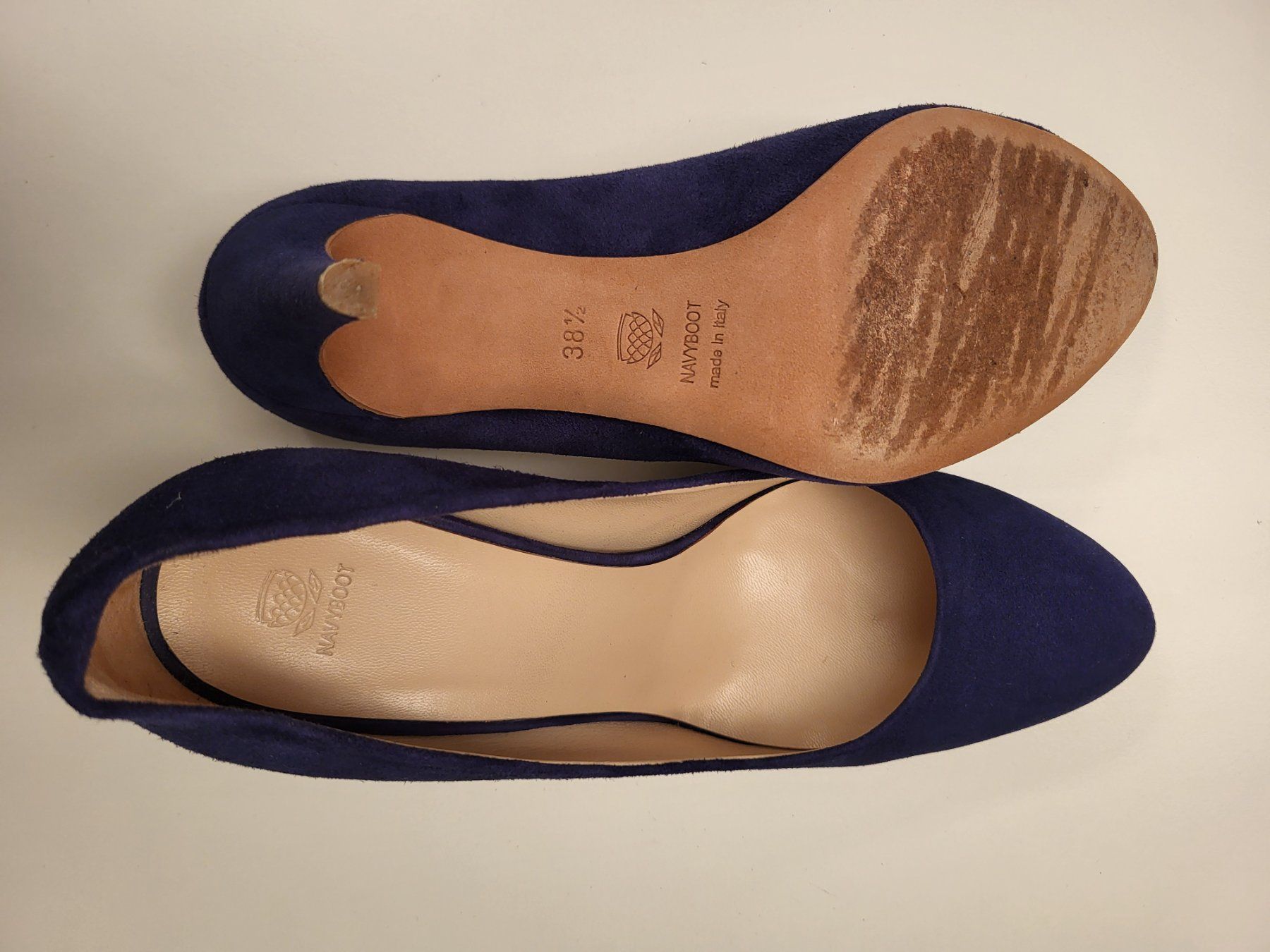Navyboot Scarpe da donna: Navyboot Wildlederpumps, Gr. 38,5 - dunkelblau, elegant – Usato da Baar venduto da clar6 5