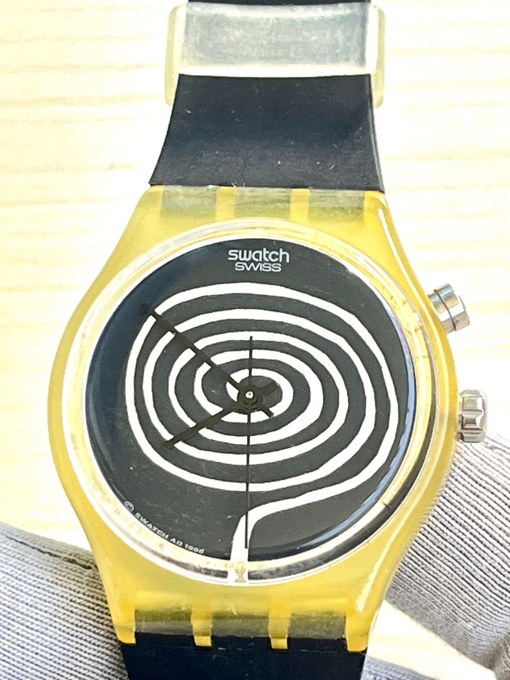 Swatch Orologi: Seltene Swatch Uhr mit Spiralmuster - Einzigartig! – Usato da Grenchen venduto da chththl 5