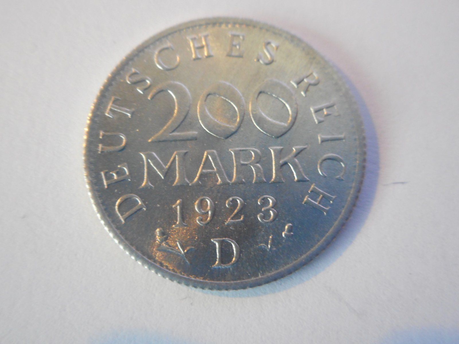 Toutes les monnaies: 1923  D   200 Mark – Neuf (Voir description) à Kriegstetten par pizlad2010 1