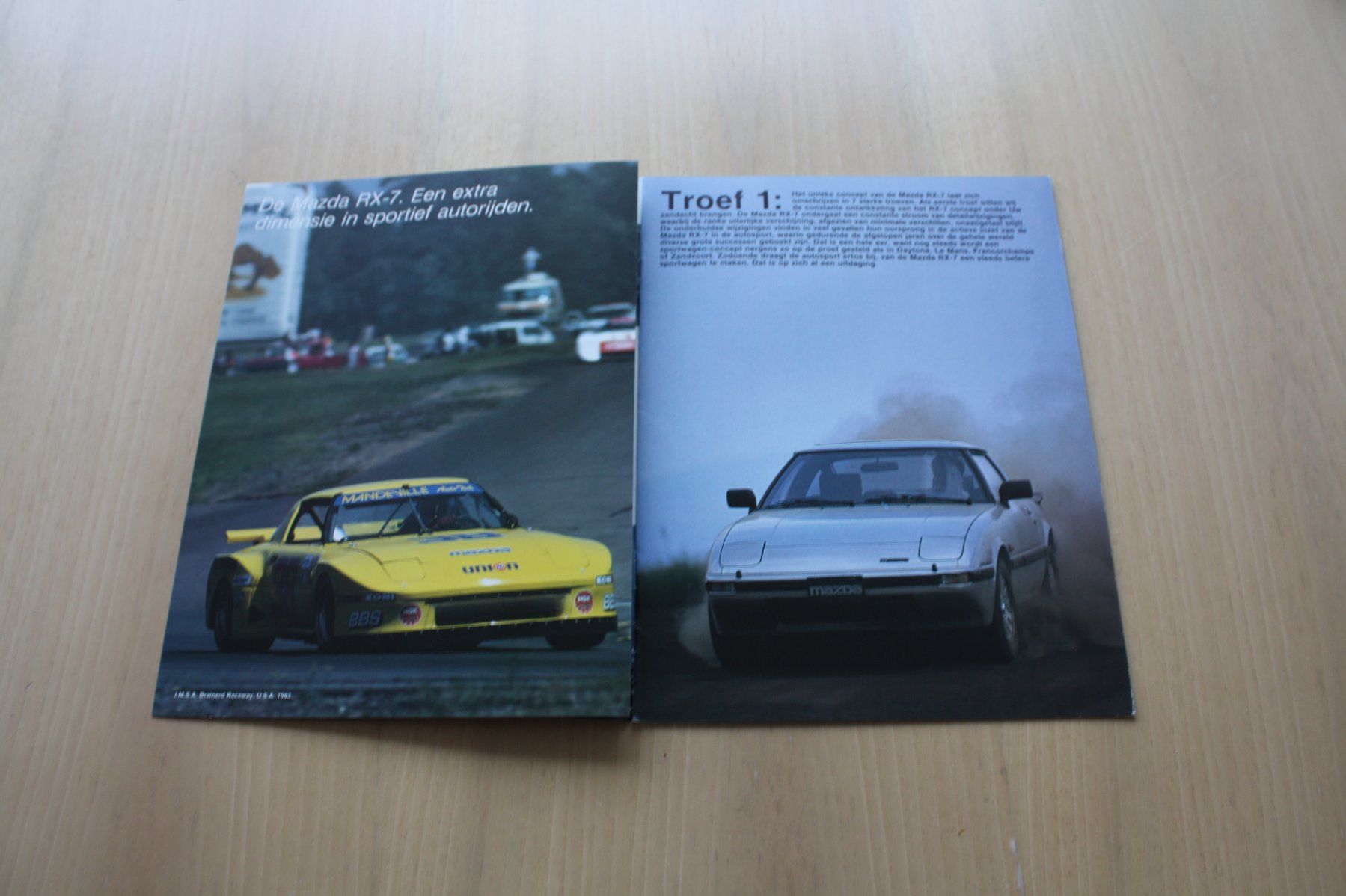 Mazda Documenti: Mazda RX-7 Prospekt 4/1984 NL – Usato da Wikon venduto da erwin400 1