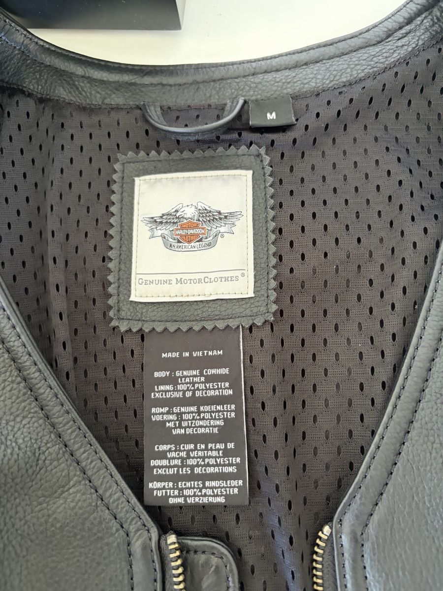 Harley-Davidson Gilet & Giacche senza maniche: Harley Davidson Lederweste – Nuovo (secondo la descrizione) da Triboltingen venduto da Sunshine073 5