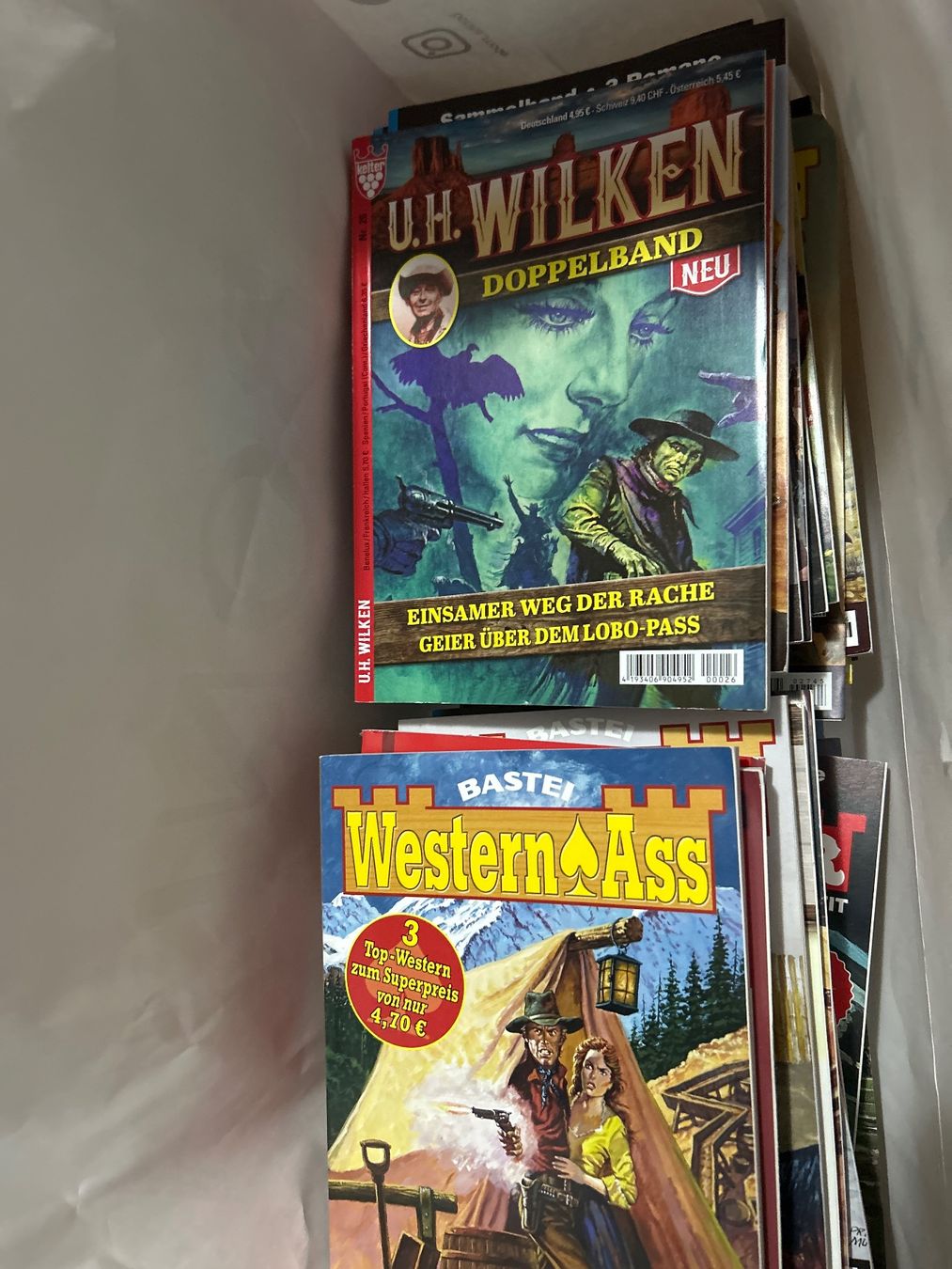 Libri: 100 diverse Westernromane – Usato da Wädenswil venduto da Giez33