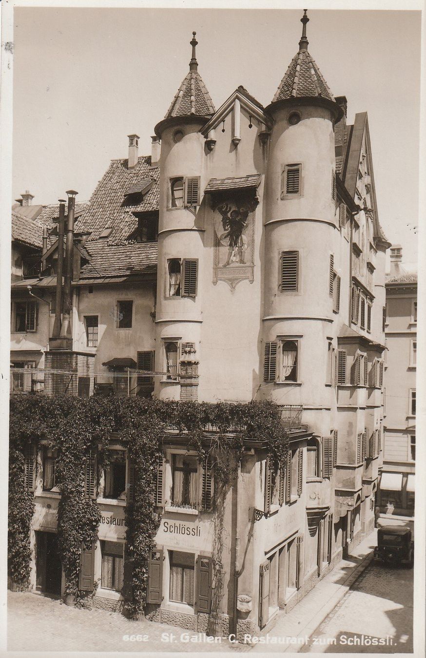 Cartes postales: St.Gallen--Restaurant zum Schlössli – D'occasion à uttwil par Koehlerfred