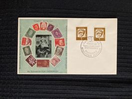 BRD 1961 illustrierter FDC Hl.Elisabeth fl./n. P. SStpl Bonn