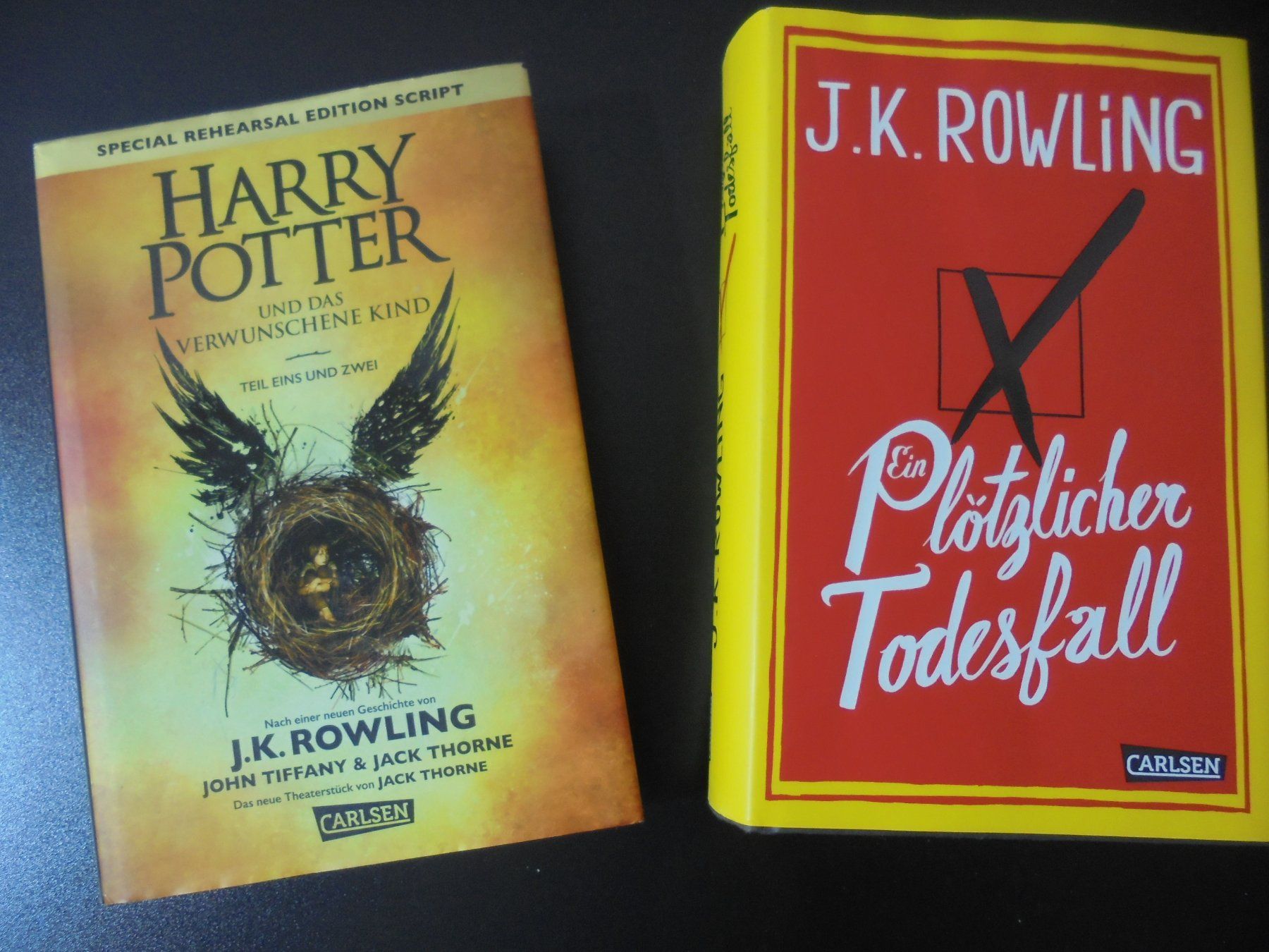 Libri: 2x J. K. Rowling: Ein plötzlicher Todesfall & Verschwundene – Usato da Bassersdorf venduto da Pandir