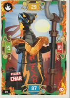LEGO NINJAGO TRADING CARD SERIE 5 # 79 FIESER CHAR