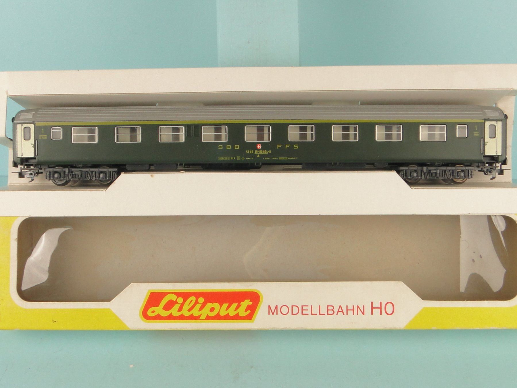 Liliput Modellini di ferrovie: Liliput 282 SBB RIC 1 Kl. – Usato da Bülach venduto da cann11 2