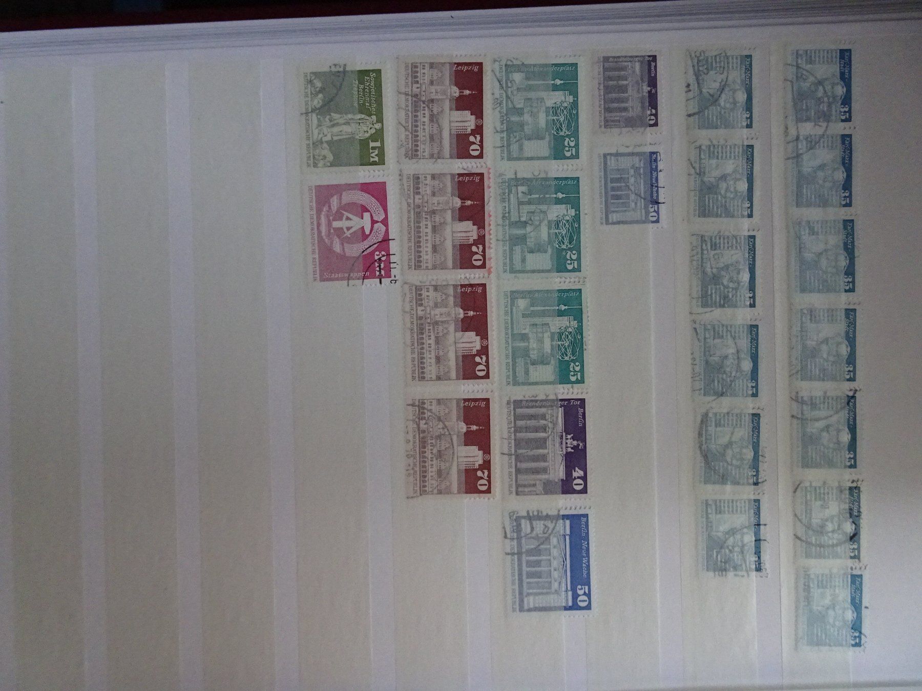 Alle Briefmarken: DDR Dauermarken – Gebraucht aus Aadorf von Chnorli-Furz 2