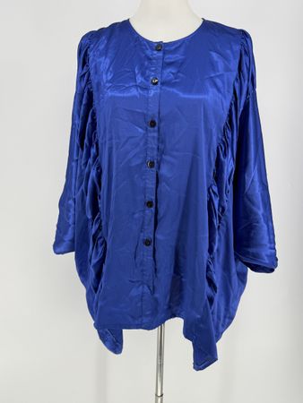 Satin Bluse Gr. 52/54