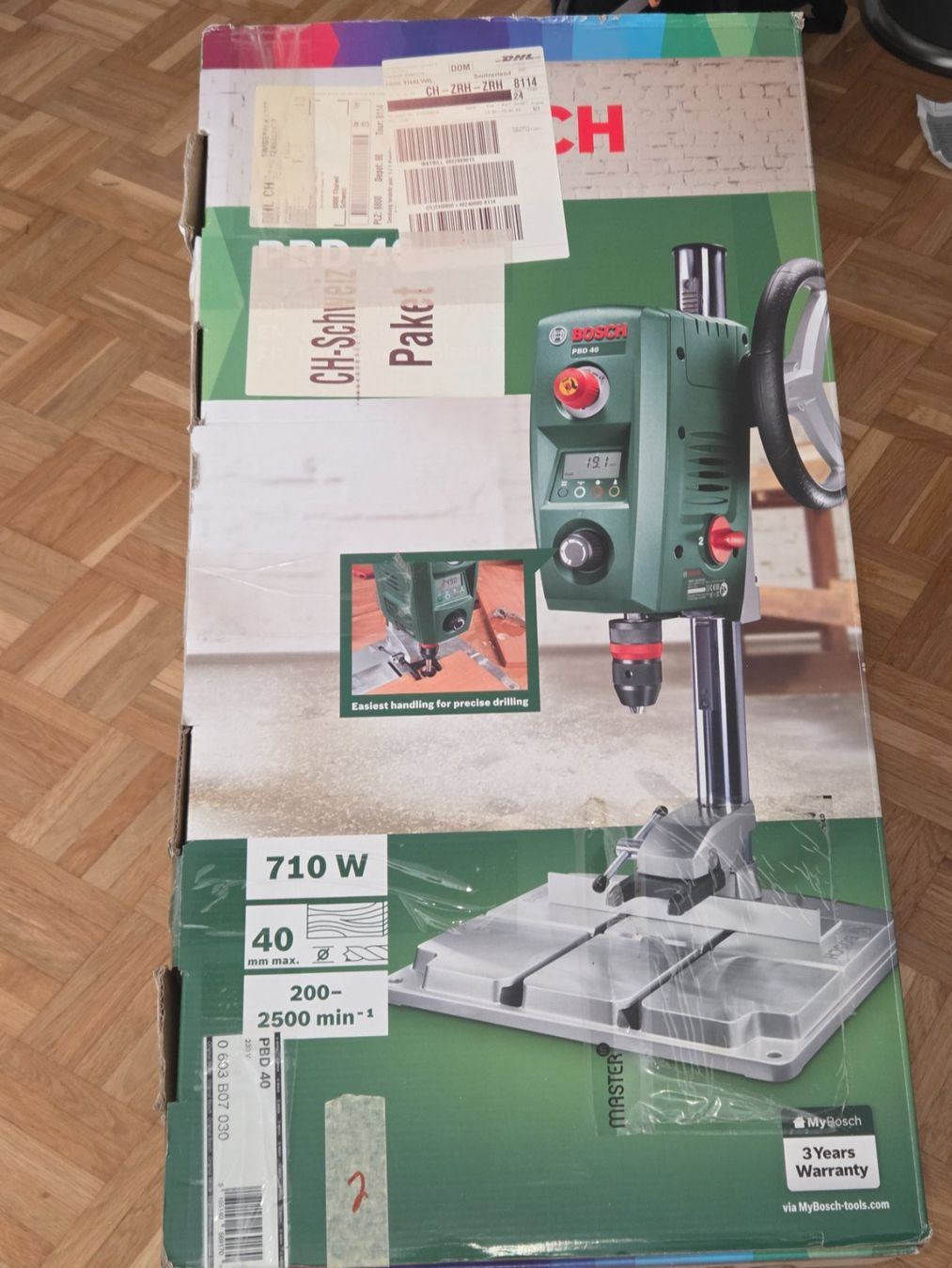 Bosch Trapani: Bosch PBD 40 Tischbohrmaschine – Usato da Oberrieden venduto da dav_zy2q