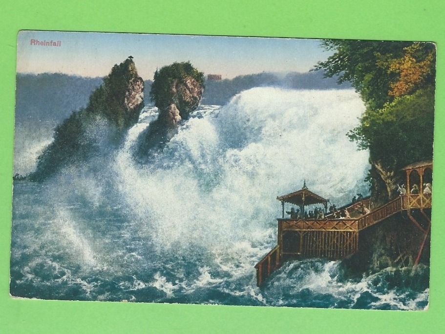 Cartoline postali: Rheinfall von Fischetz aus – Usato da Zürich venduto da t24_de