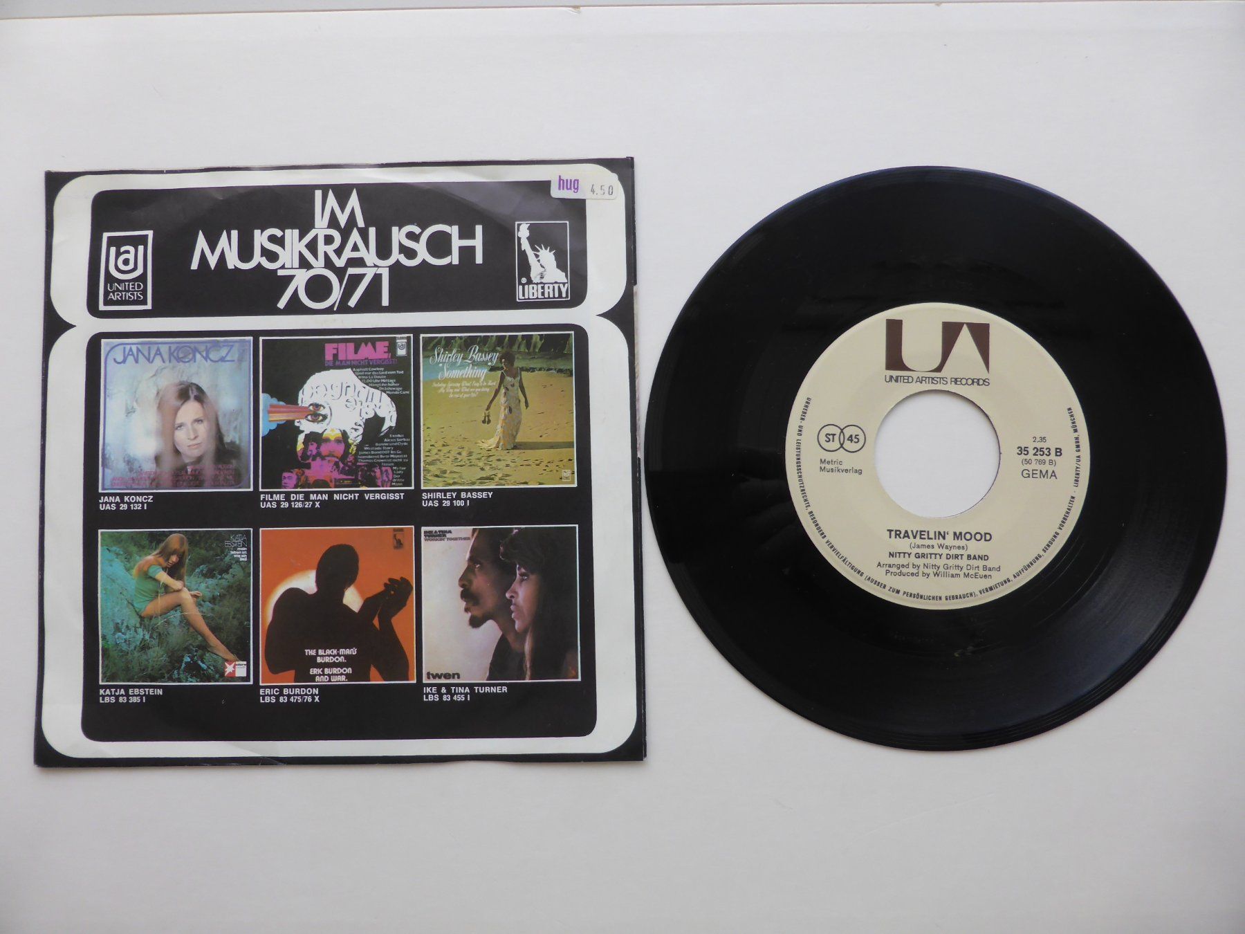 Dischi in vinile: VINYL SINGLE  NITTY GRITTY DIRT BAND – Usato da Küssnacht am Rigi venduto da Mondkinder 1