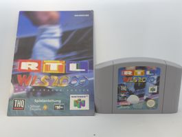 RTL World League Soccer WLS 2000 N64 + Anleitungsheft