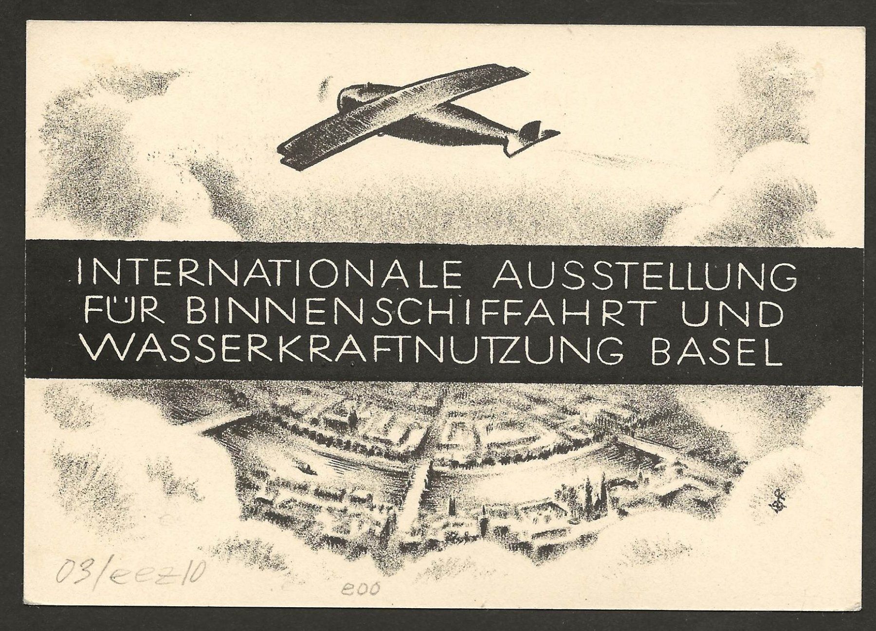 Alle Briefmarken: Flugpost Schweiz 1926 Basel Vignetten Viererblock Luftpost – Gebraucht aus Au ZH von xelagreb01 1