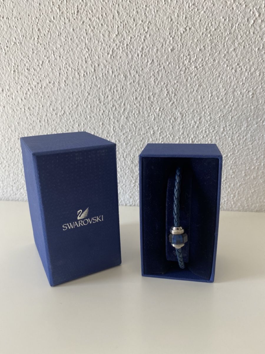 Swarovski Bracciali & Braccialetti: Swarovski Armband Leder blau – Nuovo (secondo la descrizione) da Safnern venduto da Ramon_Ni 2
