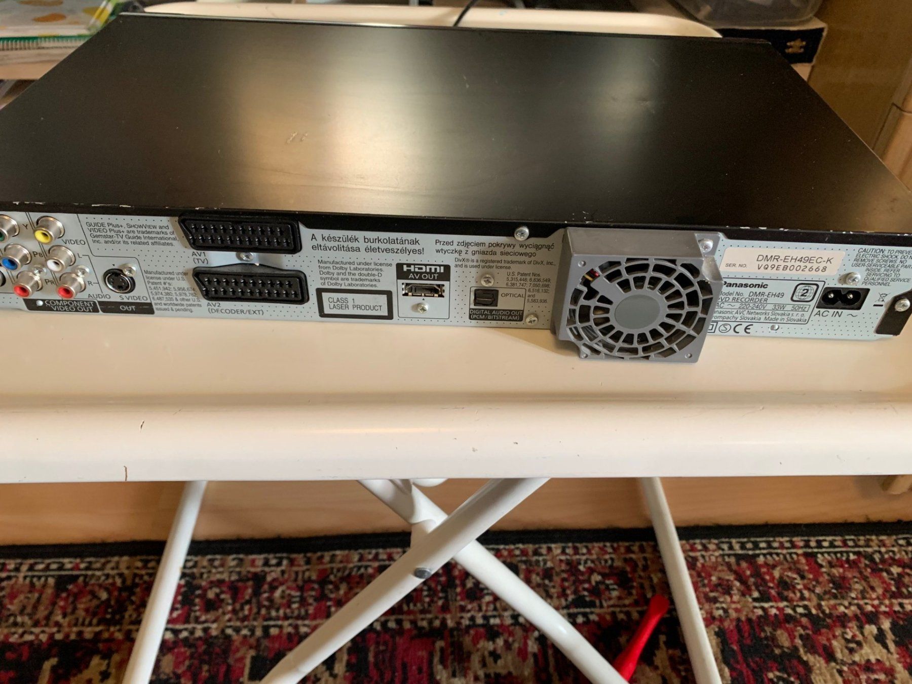 Panasonic Lettore multimediale & Streamer: Panasonic DMR-EH49EC-K DVD / Harddisk Recorder – Usato da Emmen venduto da newcar4you 3