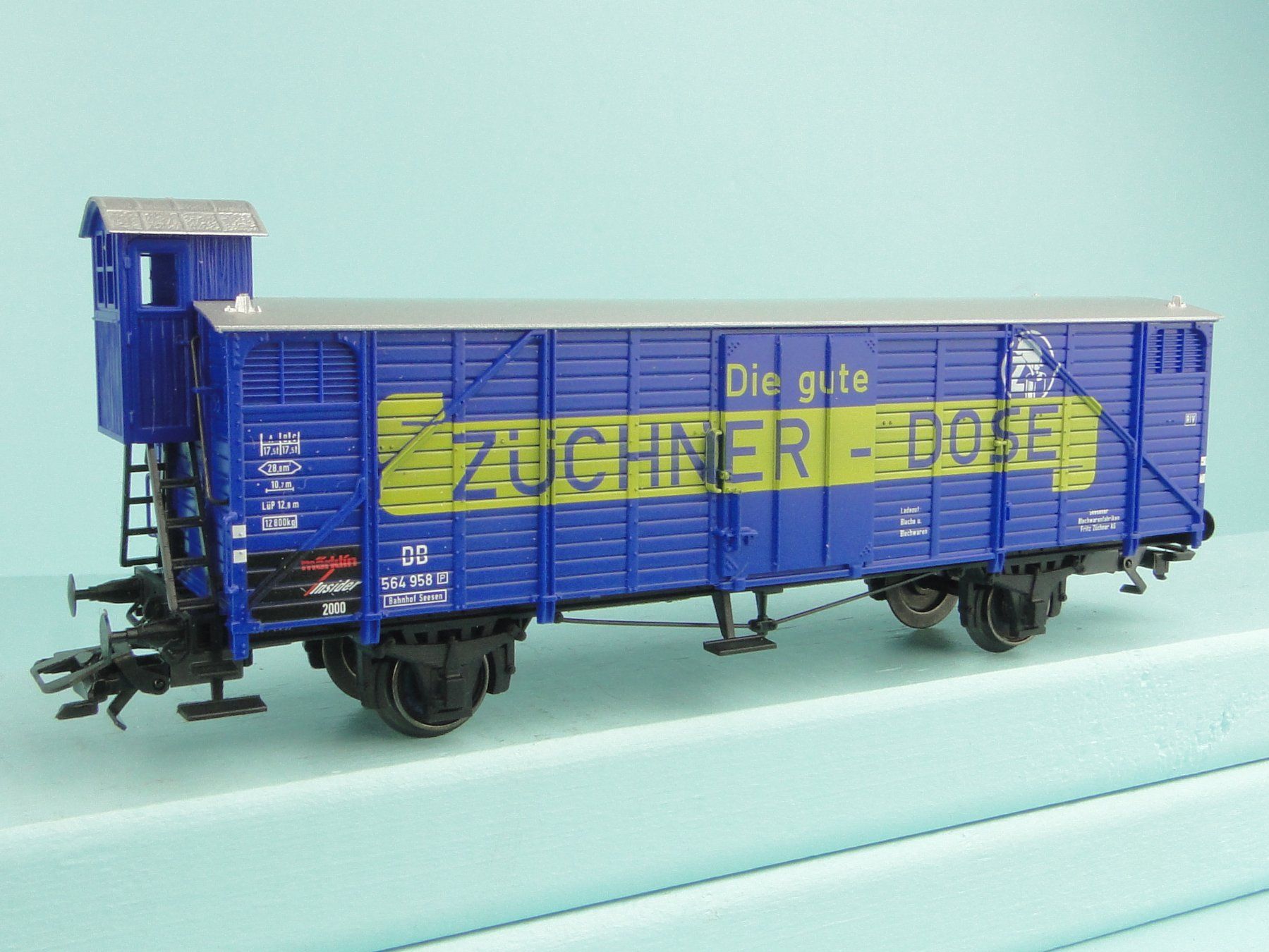 Märklin Modellini di ferrovie: Märklin H0 Züchner Dose – Usato da Bülach venduto da Albitrain