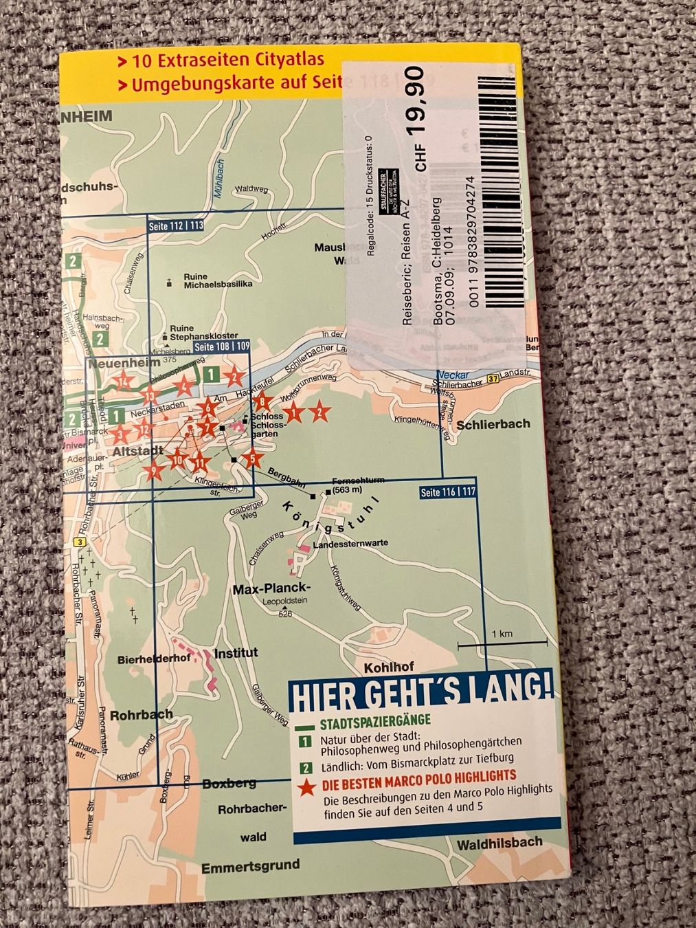 Libri: Reiseführer Heidelberg Marco Polo – Usato da Thun venduto da Rebeccat 1