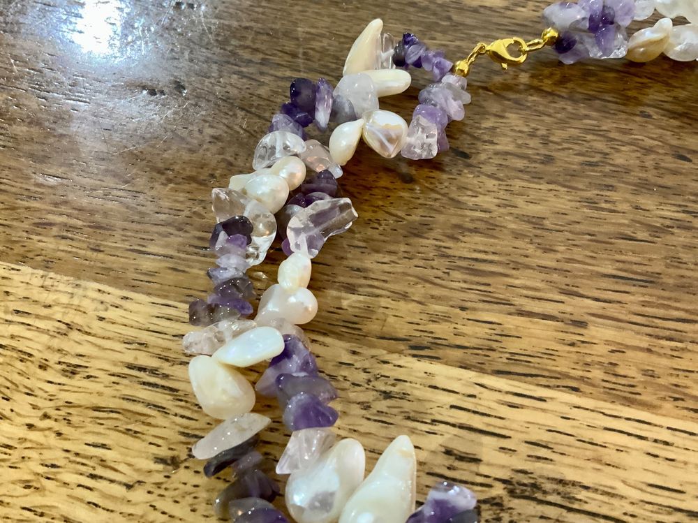Collier vintage en améthyste (Gebraucht) in Marly für CHF 8 - mit