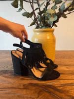 Fransen Sandalen Wildleder