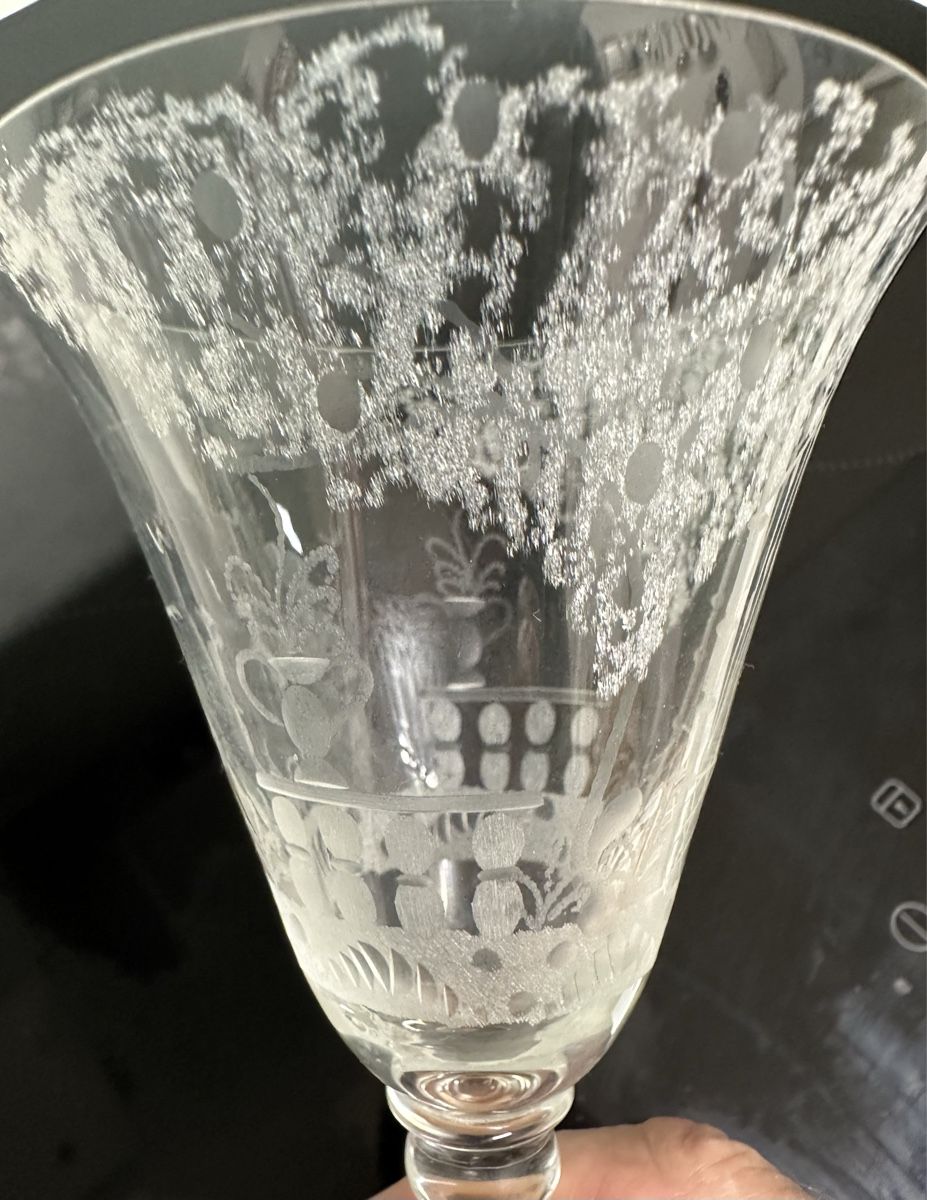 Caraffe: Antike Liqueur Karaffe mit 2 Gläser – Usato da stallikon venduto da regulaki 2