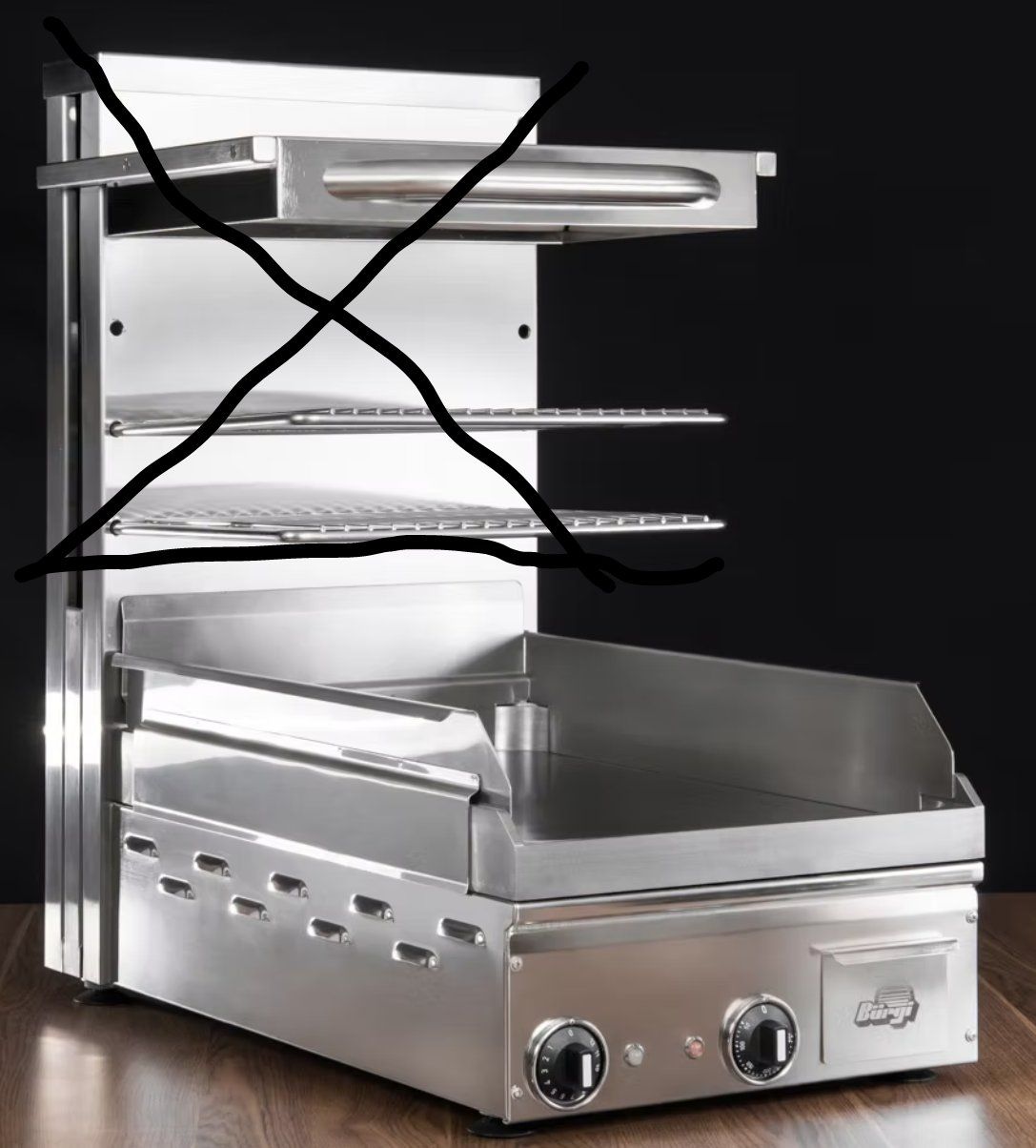Griglie: Elektro-Grill Bürgi: Modell BRE 850 NL – Usato da Zürich venduto da crutishauser