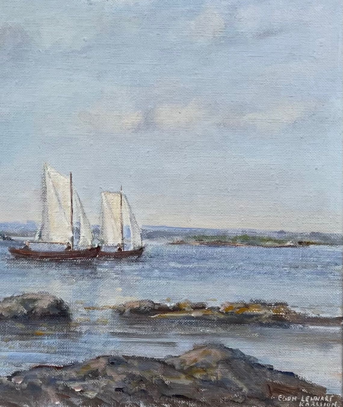 Gemälde: EGON LENNART KARLSSON 1941 – Gebraucht aus Grosshöchstetten von Perle1951 2