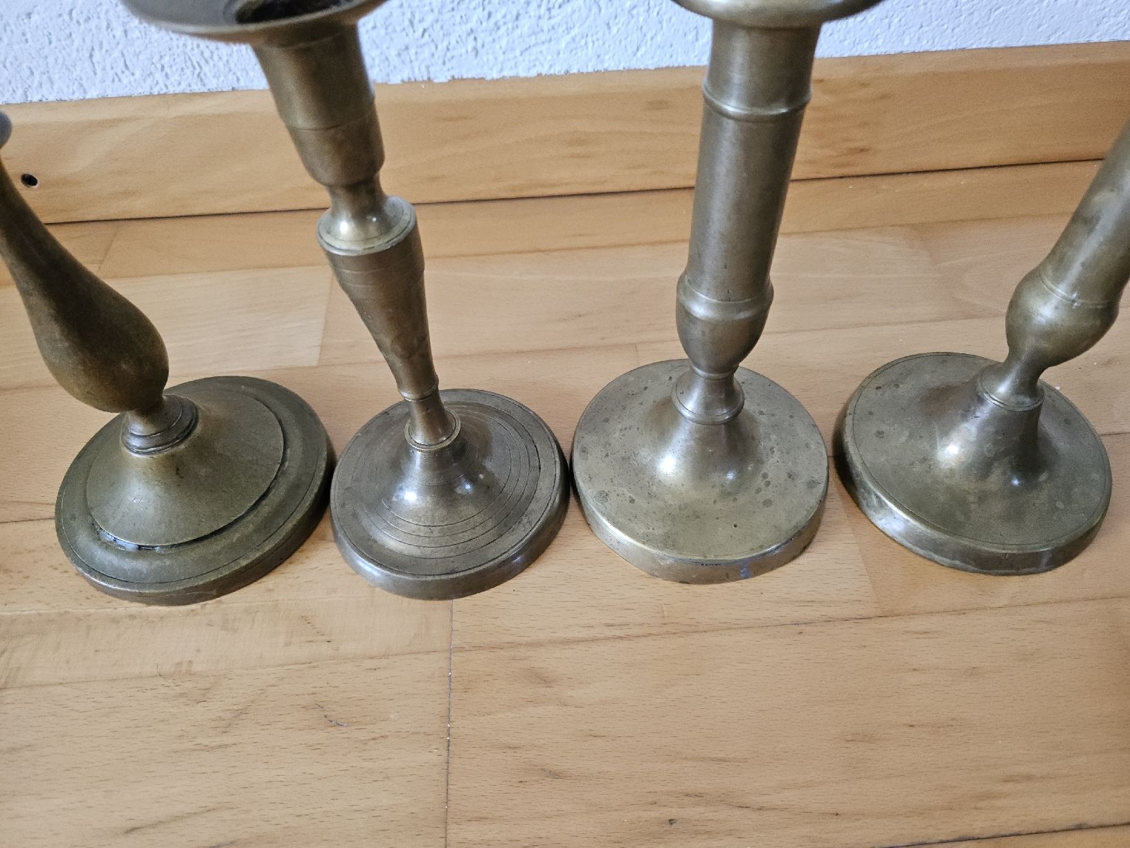 Portacandele: Kerzenständer Set, Vintage Messing, 4 Stück – Usato da Urdorf venduto da Colina 7