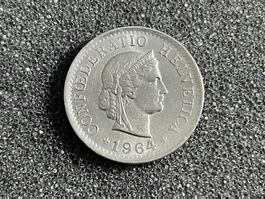 Abart 5 Rappen 1964 - flaue Prägung (155
