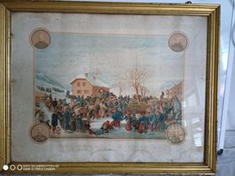 Historische Darstellung: Armée Bourbaki bei den Verrières 