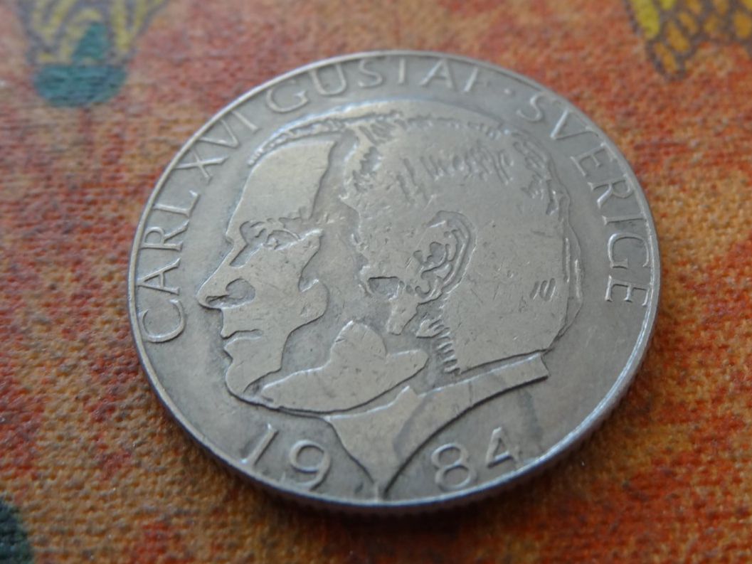 Alle Münzen: SUEDE  1  Krone  1984 – Gebraucht aus Romanel-sur-Lausanne von Swift13